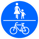 gemeinsamer Fu&szlig;- und Radweg